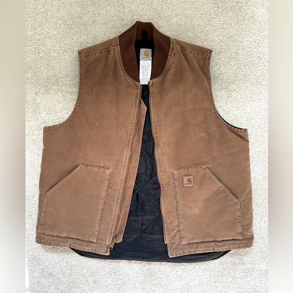 Carhartt Jackets & Coats Carhartt Vest Tan Mens Size Xl Tall Poshmark